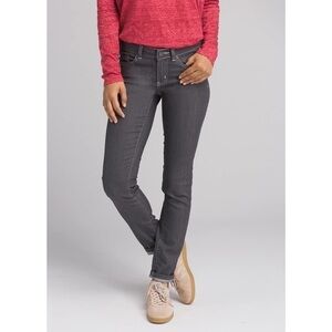 PrAna Kayla Gray-Wash Denim Skinny Pants, Size 8/29
